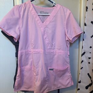 Grey's Anatomy Pink Scrub Top